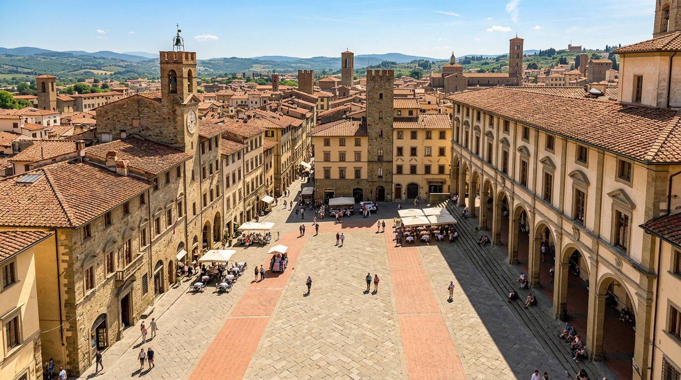 Gita Arezzo da Firenze con Piazza Grande e affreschi di Piero della Francesca