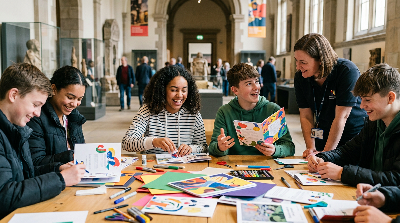 Bambini che esplorano i passaggi segreti del museo dei ragazzi a Palazzo Vecchio Firenze